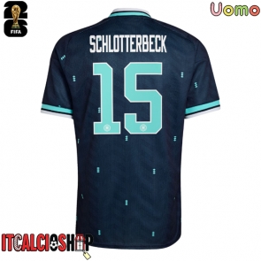 Germania Nico Schlotterbeck #15 Seconda Maglia Mondiali 2026 Manica Corta